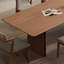 Minimalist Dining Table And Chair Solid Wood 8 - Person Solid Wood Top Double Pedestal Dining Set-101301298