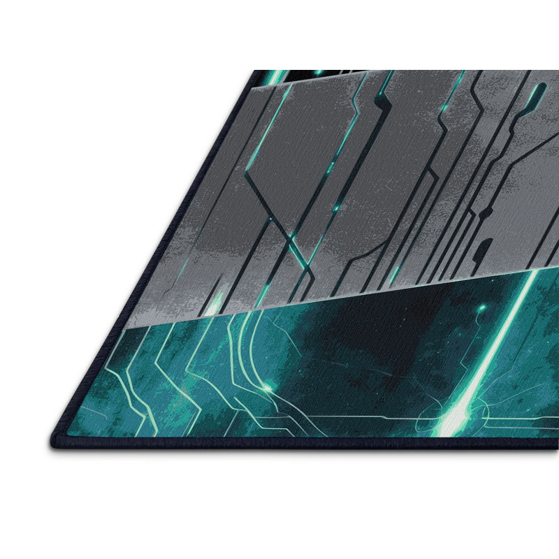 Orbit Layers Rug, Square 7'
