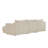 119'' Modular Curved Chenille Sofa With Chaise-1033971432-1033971430