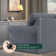 Elastic Textured Grid Separate Box Cushion Arm Chair Slipcover