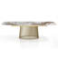 Dakya Extendable Metal Base Dining Table-517446653