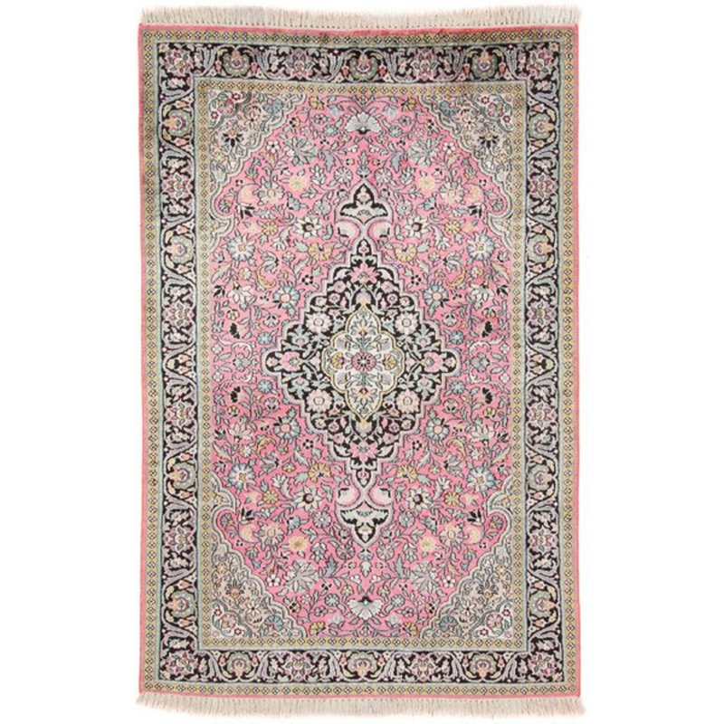 Rectangle 124 cm x 189 cm Oriental Hand Woven Area Rug