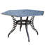 Table d'extérieur en aluminium noir Ii Mesh Archi