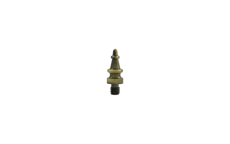 Steeple Center Hinge Tip, Antique Brass