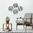 Wooden Bird Wall Art 4 Pcs