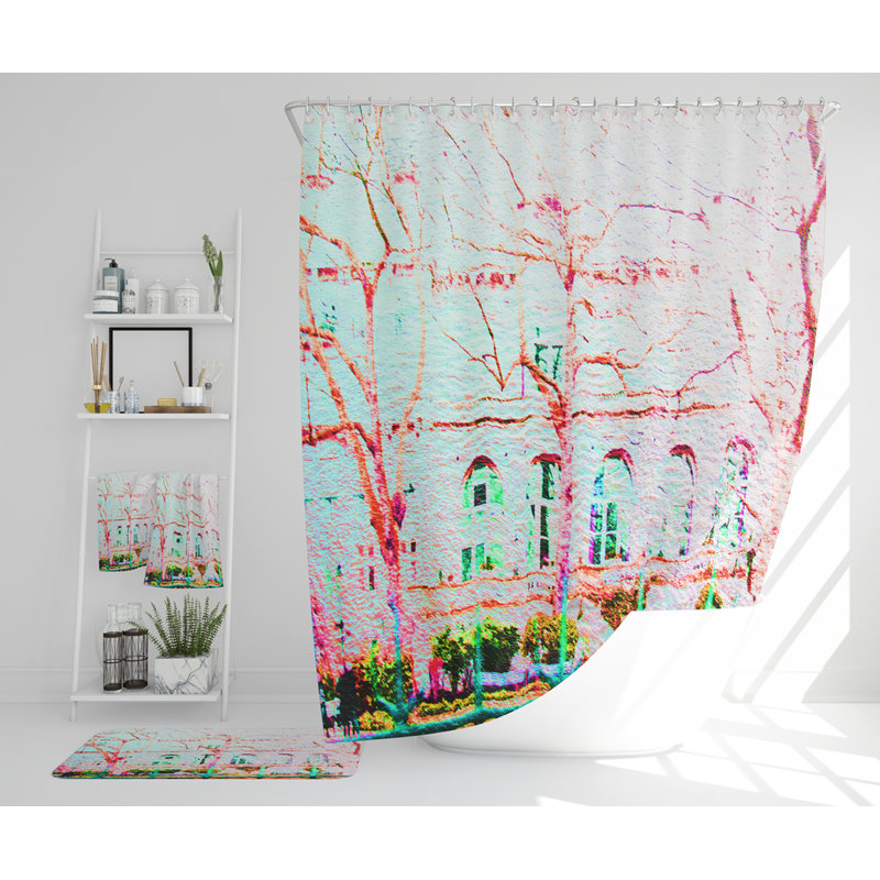 Nashea Polyester Shower Curtain Set