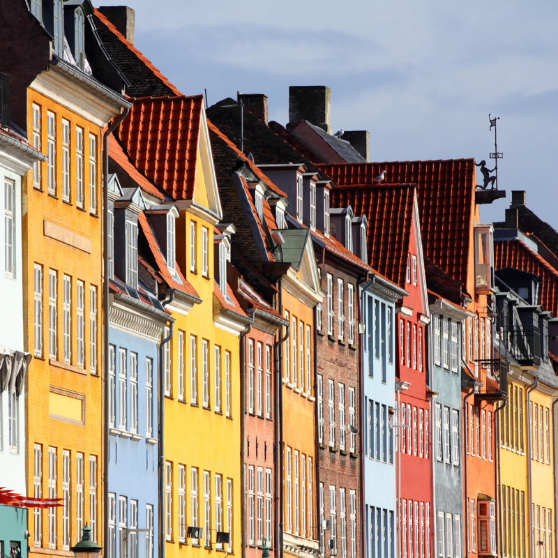 Nyhavn In Copenhagen by Tupungato - Wrapped Canvas Print, 30cm H x 30cm W