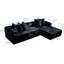 Canapé modulaire en L 107,9 po avec canapé Boneless Couches.-814864176-814864182