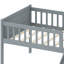 Structure de lit simple avec tablette de rangement, structure de lit avec glissière et échelle, lit plateforme simple avec garde-corps-1023438570
