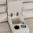 Zero Wall Power Loveseat Recliner with Console, Reclining Loveseat Sofa with Adjustable Headrest & Hidden Storage-79112619