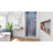  DreamLine Elegance 35 3/4 - 37 3/4 inch W x 72 inch H Frameless Pivot Shower Door in Brushed Nickel-122530641