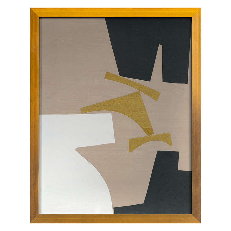 Musical 3 Print by Morlock, Jody, Gold Framed, 24" H x 19" W