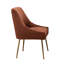 Chaise d'appoint en velours 21,25 po Khivi-834830312