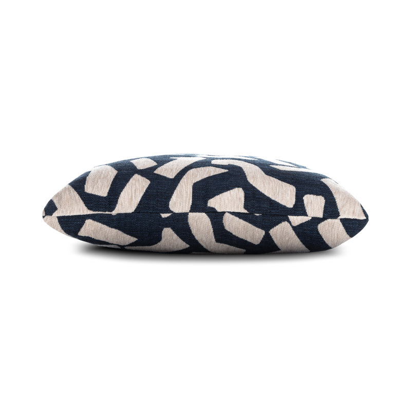 Fascination Sunbrella® Throw Square Indoor/Outdoor Pillow Cover & Insert by Elaine Smith, Caramel, 22"H x 22"W
