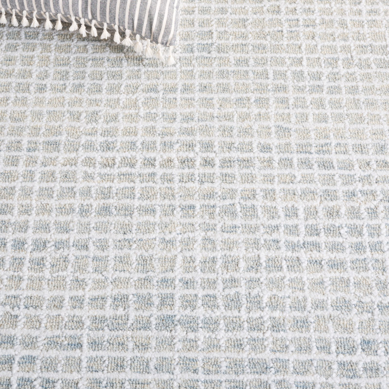 Abstract Hand Tufted Performance Abstract Indoor Rug, Rectangle 9' x 12'