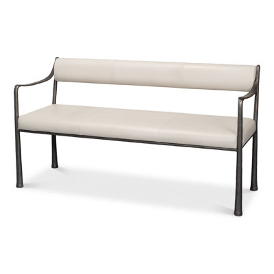 Eliana Faux Leather Upholstered Bench