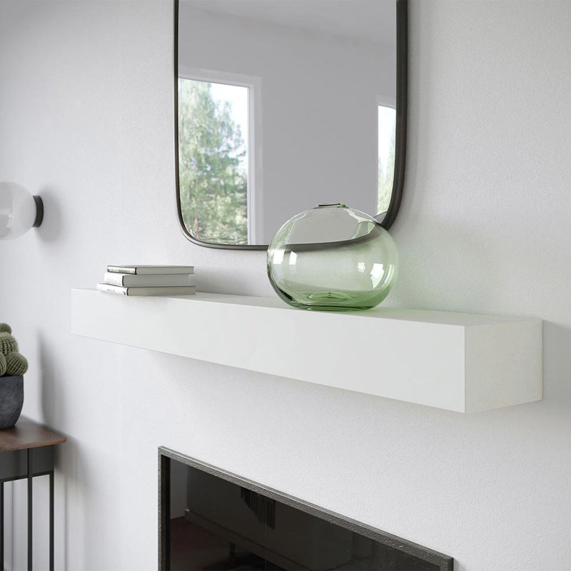  Tablette de cheminée 60 po Everett, Gris anthracite, 60"