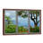 Hawaii Window View - Floater Frame Print on Canvas-1541137277