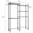 Over The Washer and Dryer Storage Shelf, 5 Tier Laundry Room Drying Rack with Hanger Rod and Hooks, Adjustable Over Washer and Dryer Shelves, Laundry Room Shelf Storage Space Saver-115737414