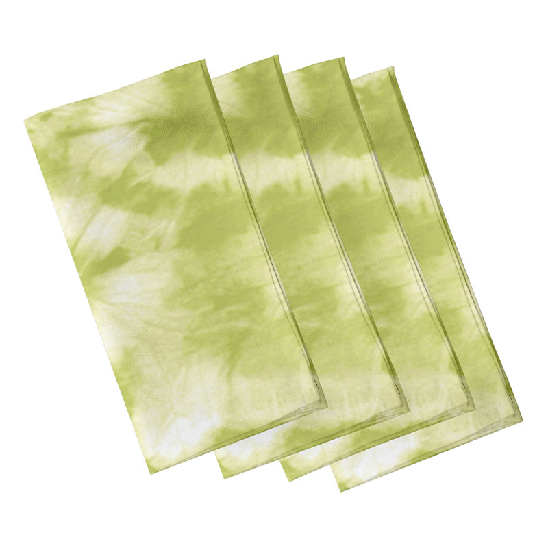 Ensemble de serviettes 4 pièces Caire, L 18 po x L 18 po, Vert clair