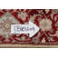 Tapis large en laine Tabriz Mahi noué à la main 10 x 14 po