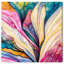 Pétales colorés à l'intérieur sur toile-1063230241