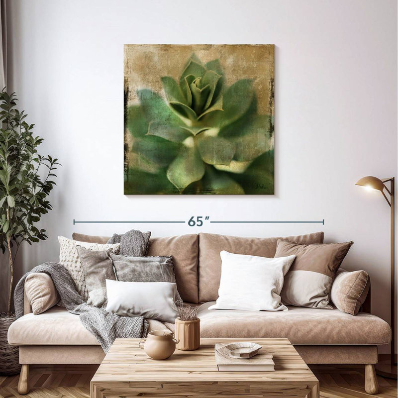 Harnek Succulent I, 39" H x 39" W