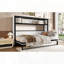 Lit escamotable avec tablettes Murphy, pliable et peu encombrant-2063862609