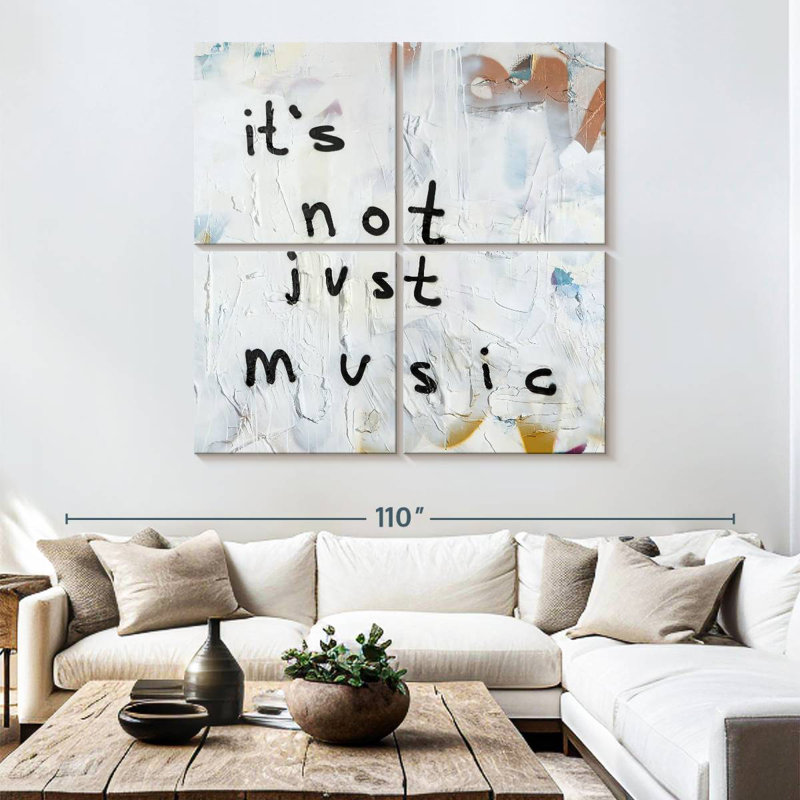 Tergel Not Just Music, H 74 po x l 74 po