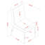 Ensemble de 2 chaises d'appoint Everleigh