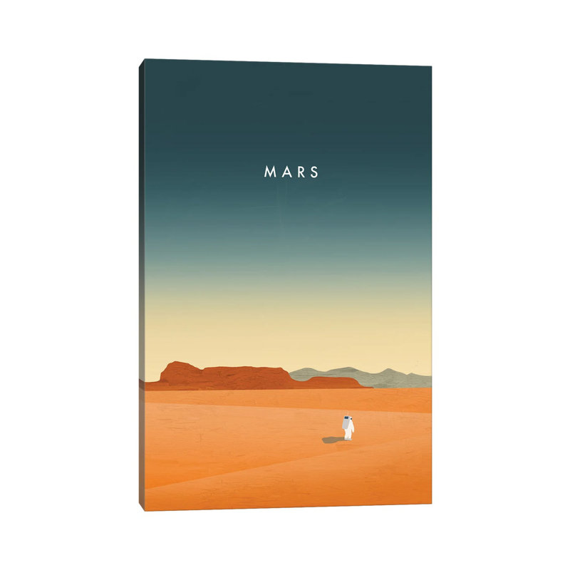 Mars 1 Piece Wrapped Canvas Wall Art, 101.6 cm H x 66.04 cm W x 3.175 cm D