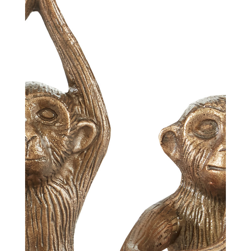3 Piece Zen Monkey Figurine Set