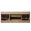 Meuble-lavabo mural 59,3 po avec lavabo double, comptoir en bois aggloméré, armoire en panneau de fibres à densité moyenne, portes à fermeture en douceur et tiroirs divisés-128965874