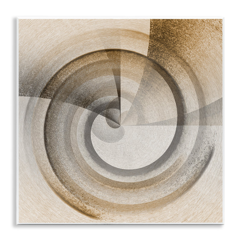 «Spinning Centric Circle», art mural sur bois par Noah Bay