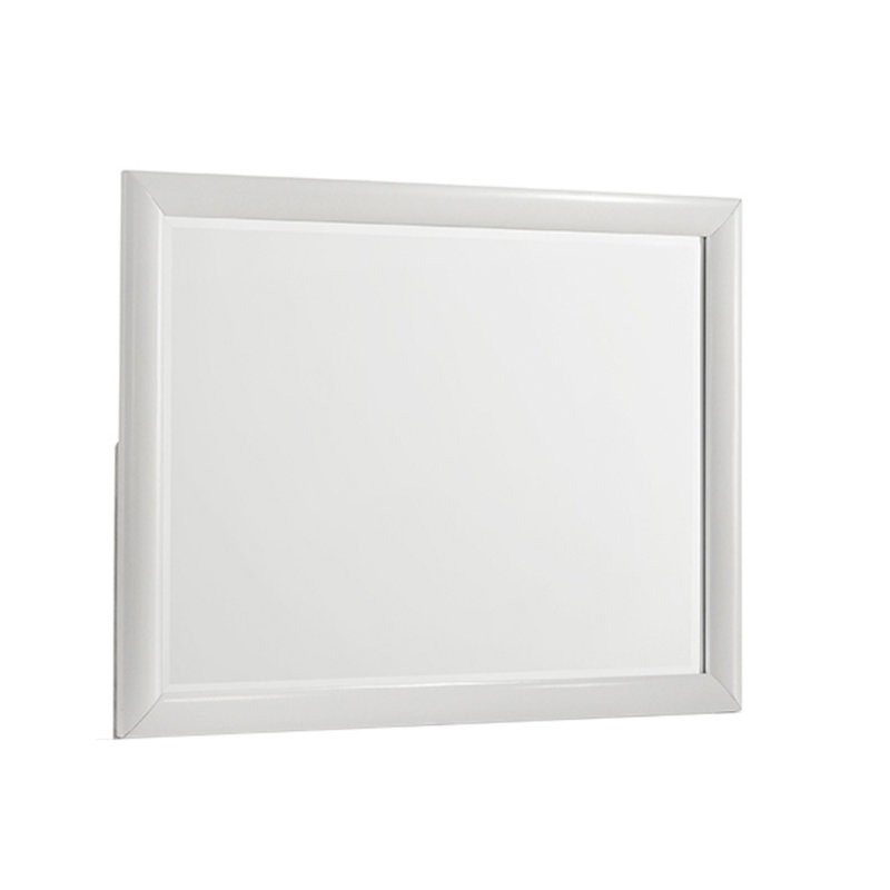 Miroir Soul Modern, 34,53 po x 46,53 po, Blanc