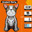 Halloween Inflatables 5 Ft Halloween Inflatable Skeleton Dog With Led Lights