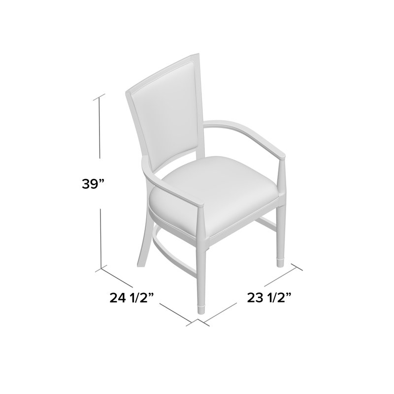 Garland Upholstered Arm Chair, Linen (3152 72), Espresso