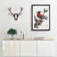 Two Birds by Katsushika Hokusai - Picture Frame Painting Print-55615064-55615063