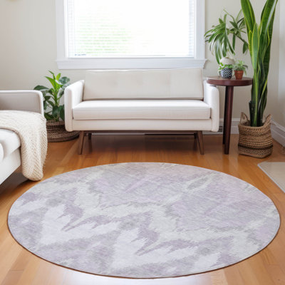 Tapis lavande Prisco lavable à la machine de qualité supérieure