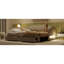 Lit de jour extensible simple TG avec 2 tiroirs de rangement et lumière DEL, convertible en très grand lit, beige-981587216
