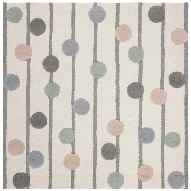 Wool Hand Tufted Area Rug, Square 152 cm