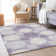 Premium Machine Washable Prisco Purple Rug