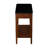 Alantis Obsidian Solid Wood Narrow End Table-47853699