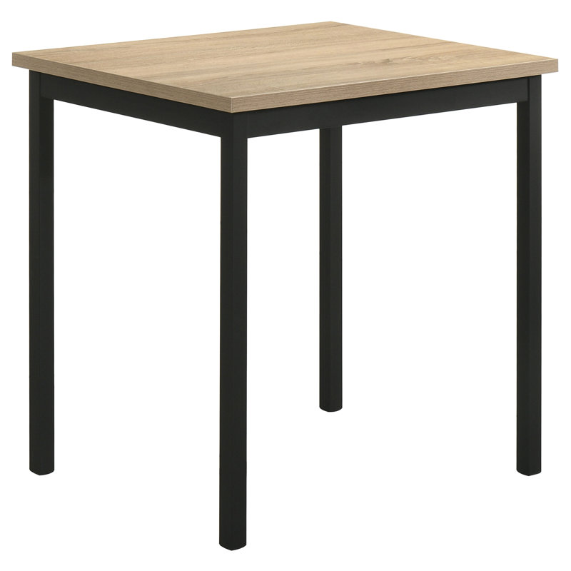Wilmary Space Saving Rectangular Dining Table Greige Oak