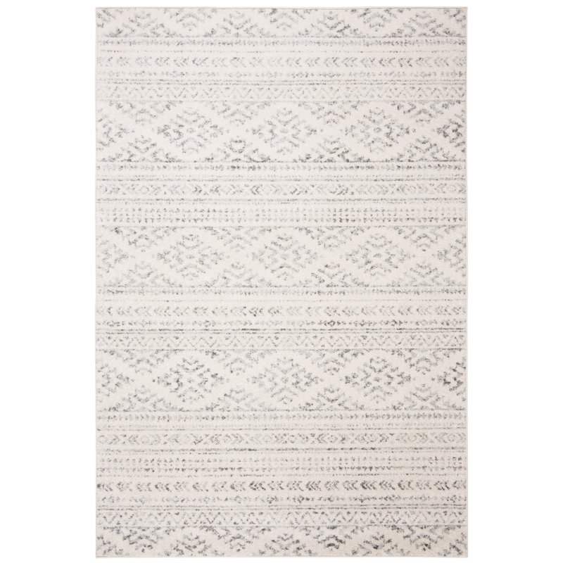 Leiding Ivory/Dark Grey Rug, Rectangle 122 x 183 cm