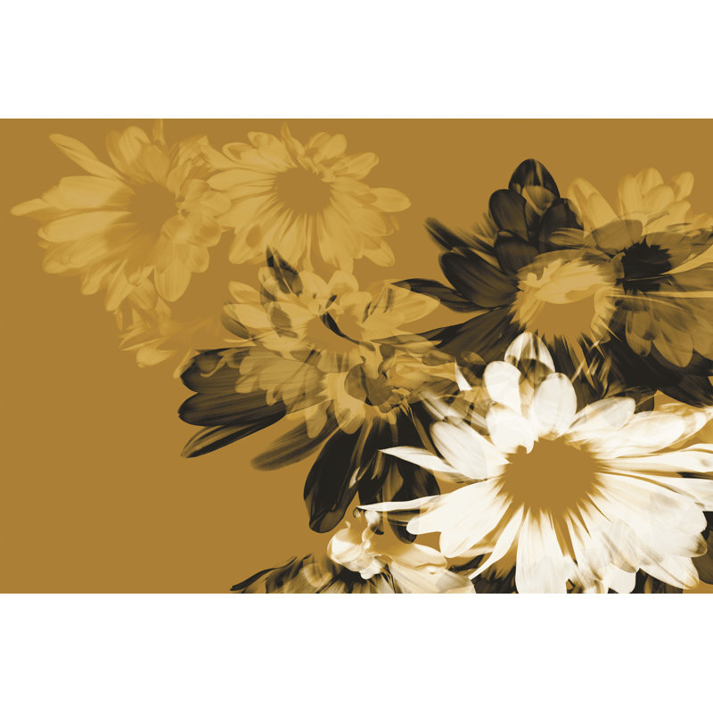 Golden Bloom II by A. Project - Wrapped Canvas Art Prints, 30cm H x 46cm W
