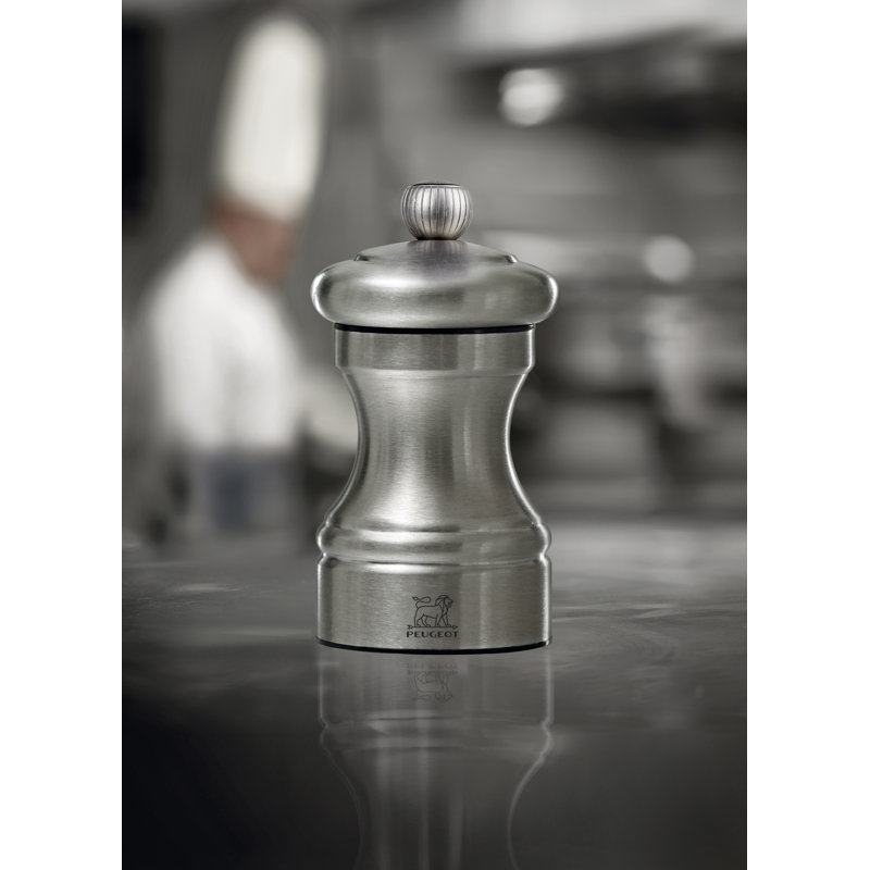 Bistro Chef Pepper Mill, Stainless, 4 inch