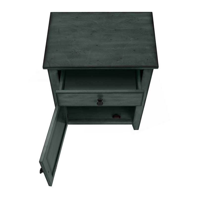 Accent Table, Nightstand With Storage Drawer, End Table, Side Table
