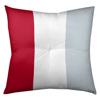 Striped Reversible Throw Pillow