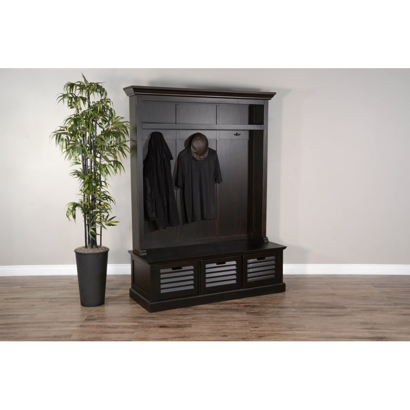 Ribaldi Hall Tree 59.5'' Wide with Bench
